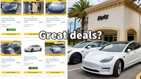 why are hertz teslas so cheap
